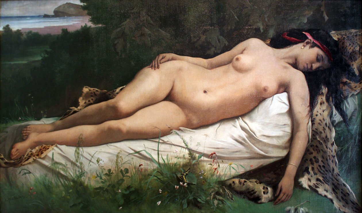 Ruhende Nymphe von Anselm Feuerbach