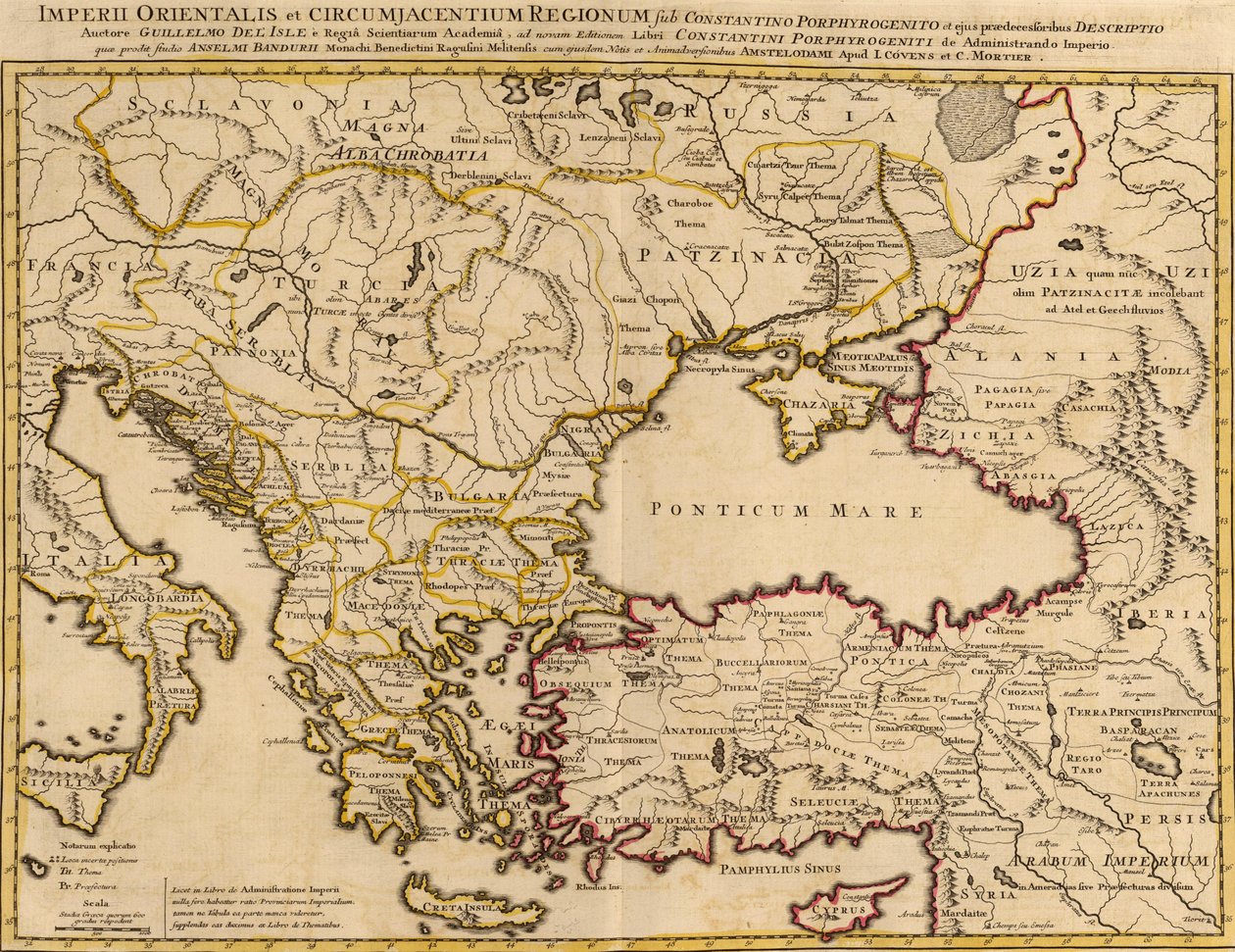 Beschreibung des Oströmischen Reiches und der umliegenden Regionen unter Konstantin Porphyrogennetos und seinen Vorgängern von Anselmo Maria Banduri