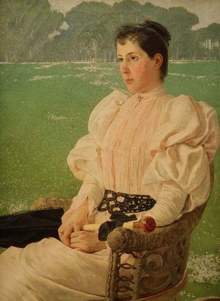 Porträt einer Frau von Anselmo de Guinea