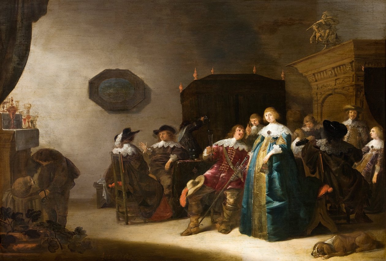 Eine fröhliche Gesellschaft von Anthonie Palamedesz