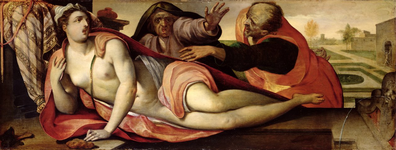 Susanna und die beiden Alten von Anthonie Blocklandt