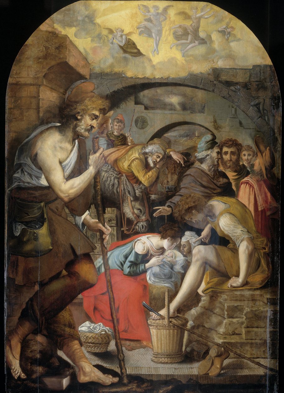 Die Anbetung der Hirten von Anthonie Blocklandt