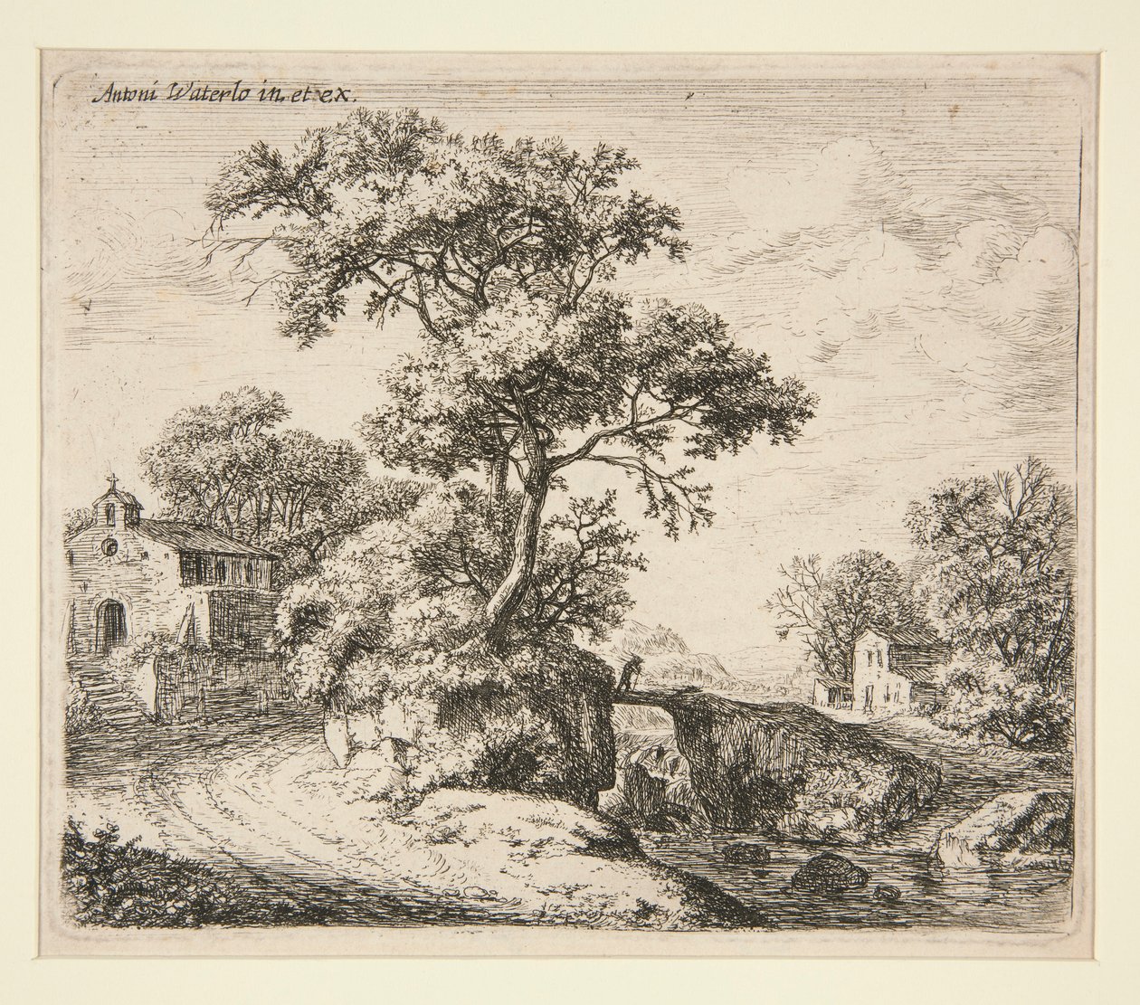 La Chapelle avec l von Anthonie Waterloo