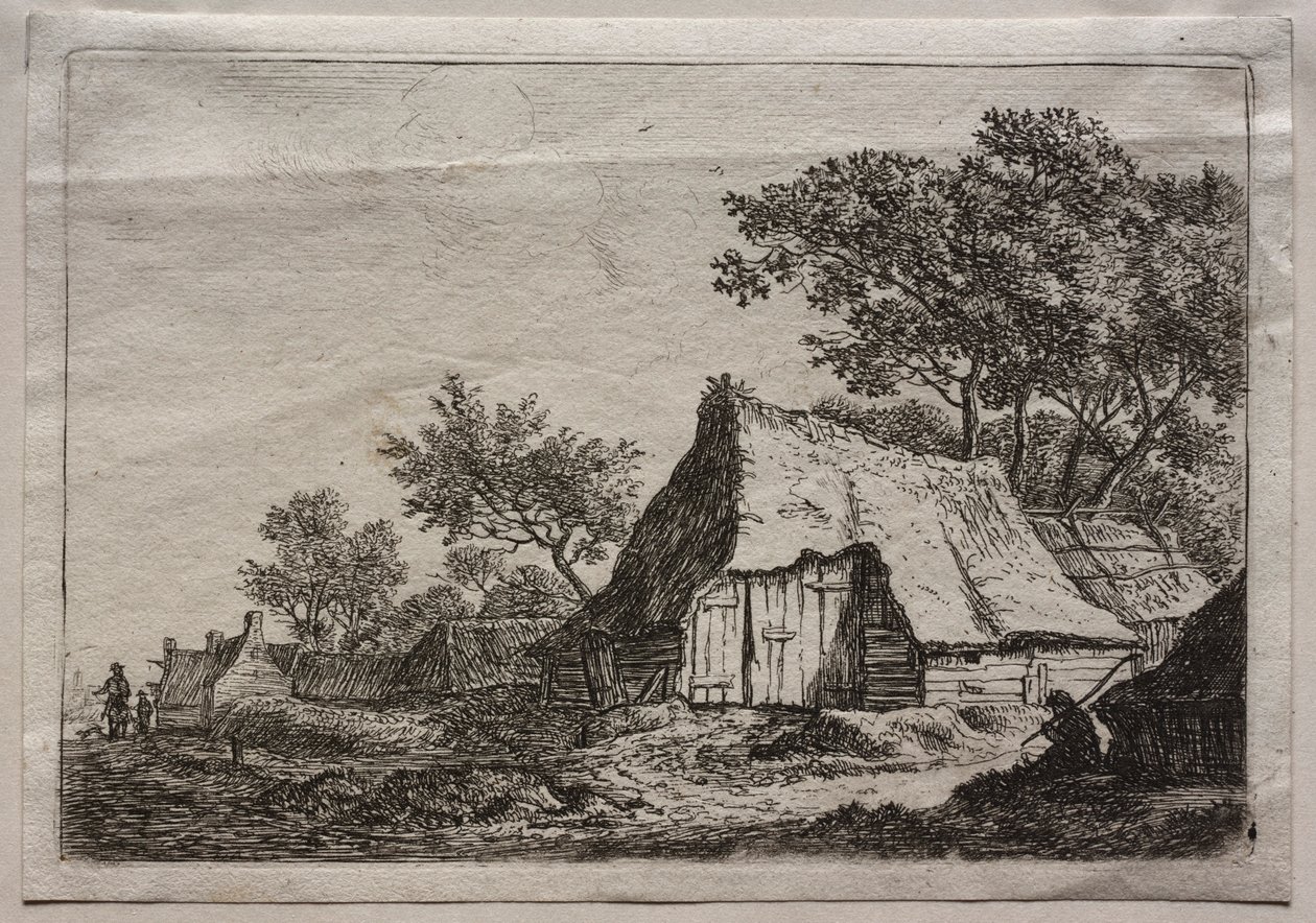 Das kleine Dorf von Anthonie Waterloo
