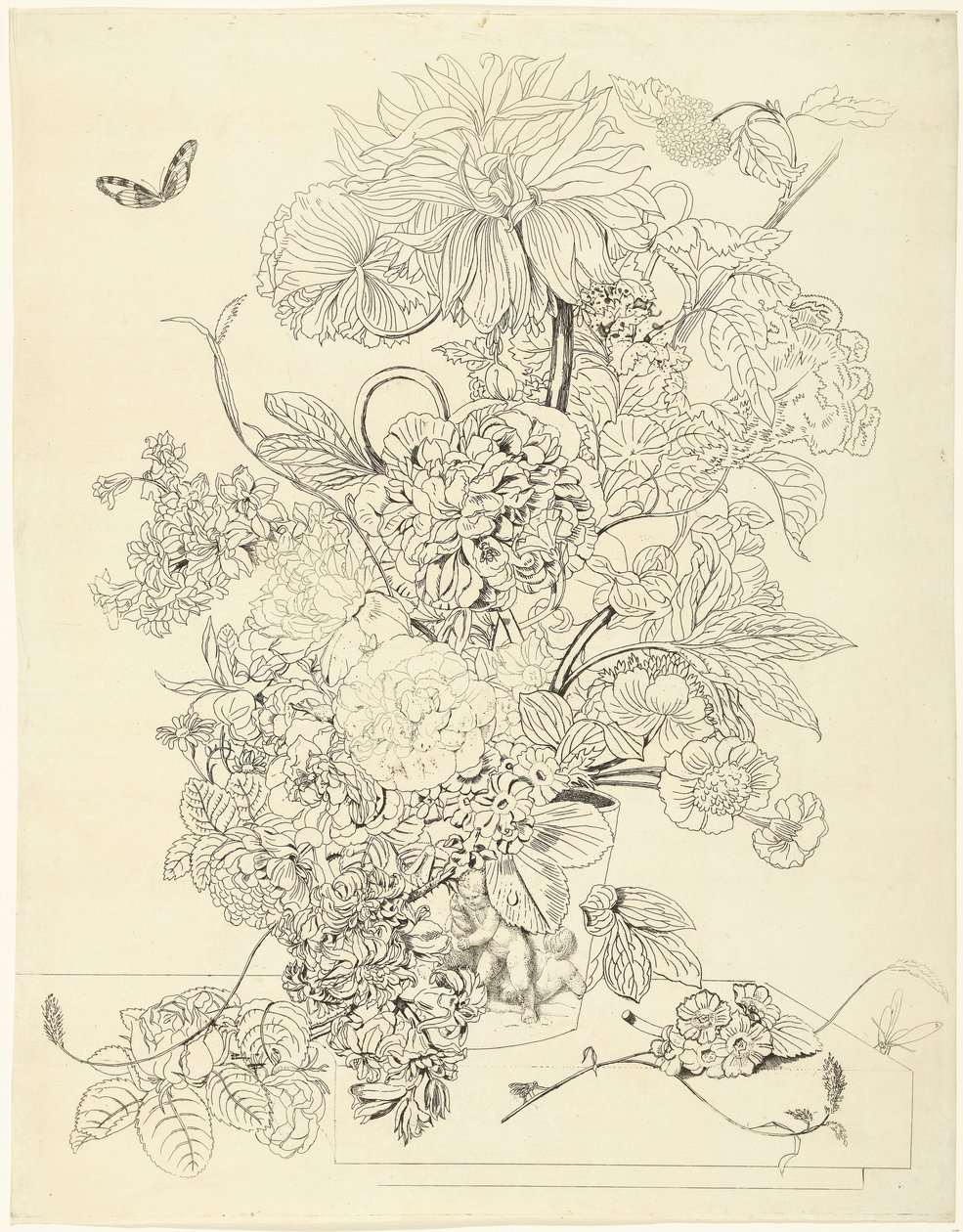 Blumenstück von Anthonie van den Bos