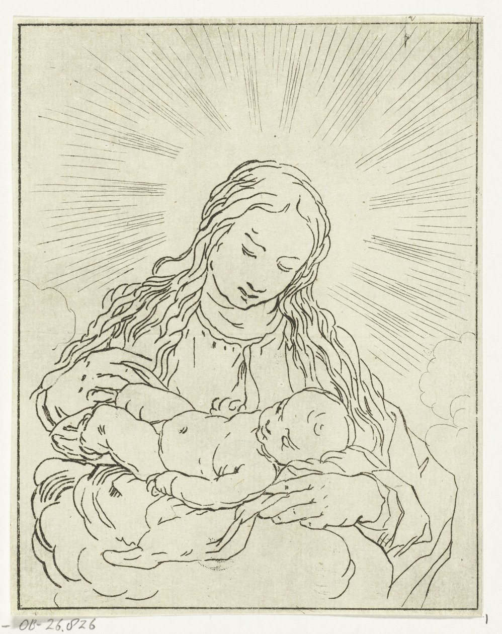 Maria mit Kind von Anthonie van den Bos