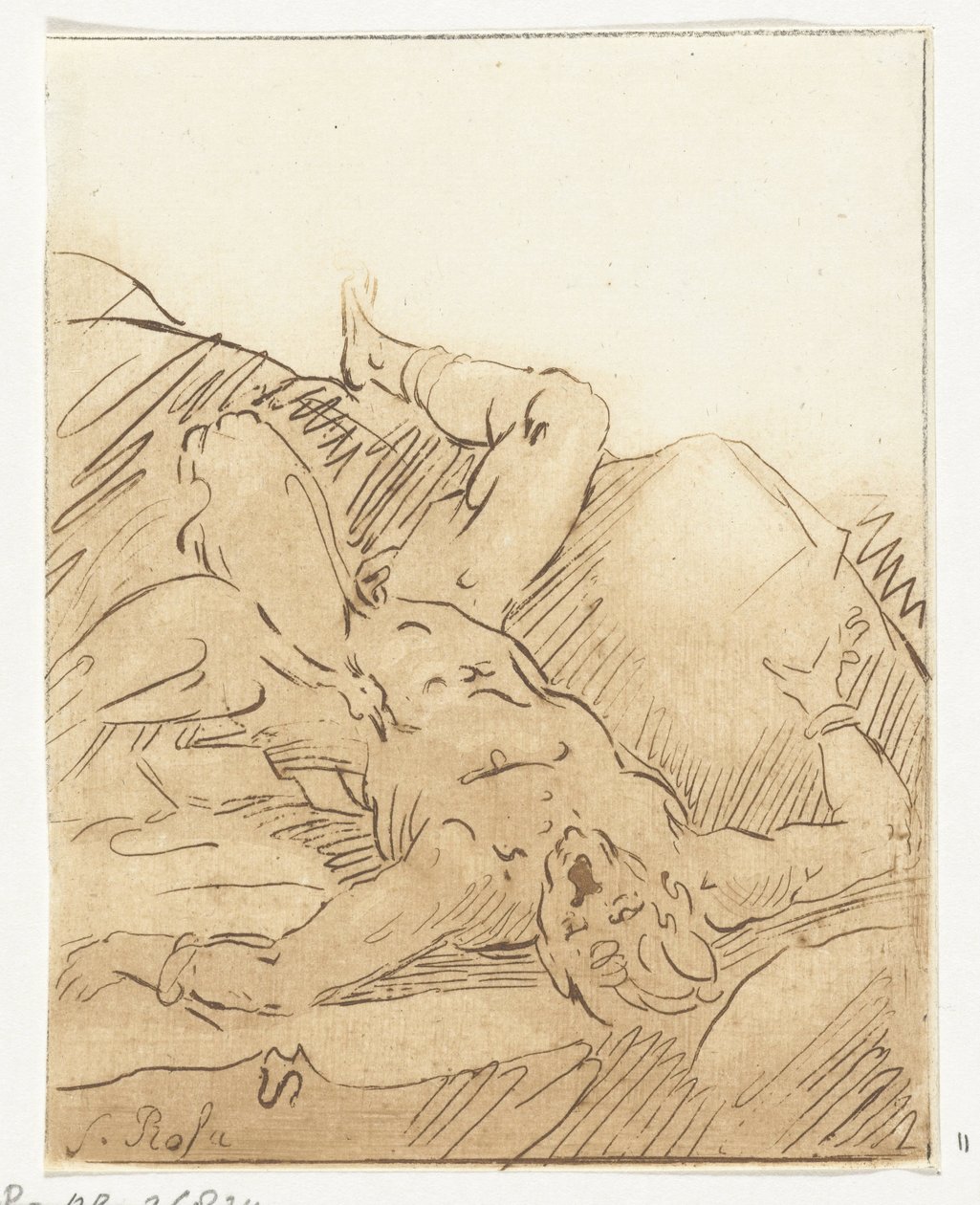 Gefesselter Prometheus von Anthonie van den Bos