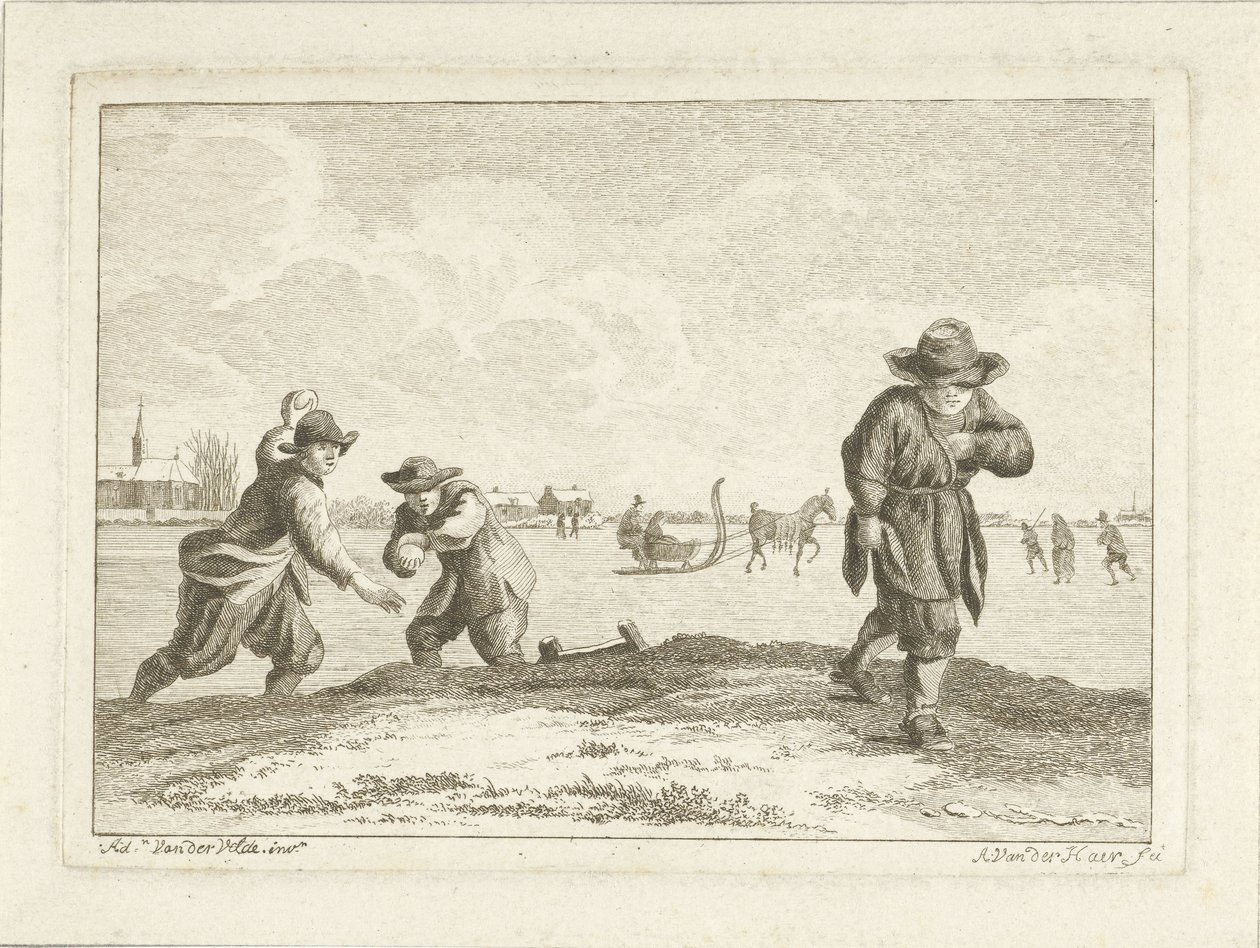 Schneeballwerfer von Anthonij van der Haer
