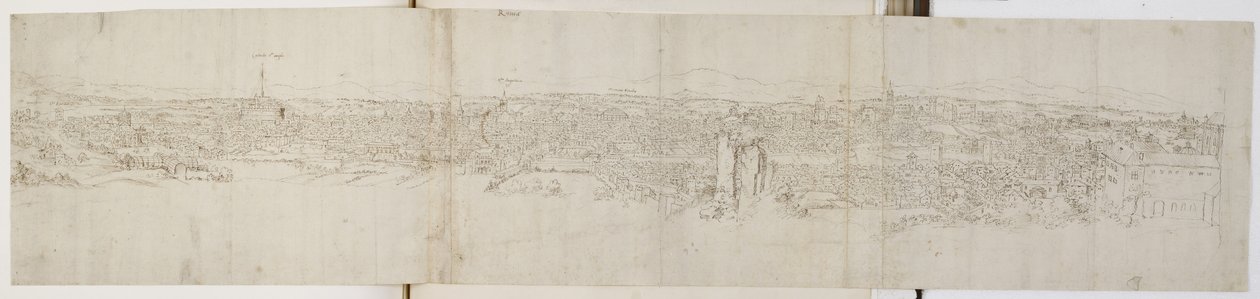 Panoramablick auf Rom vom Monte Janiculus von Anthonis van den Wyngaerde