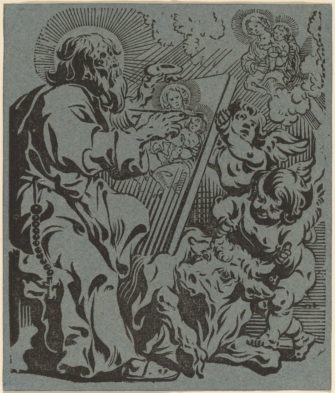 Heiliger Lukas von Anthonis Sallaert