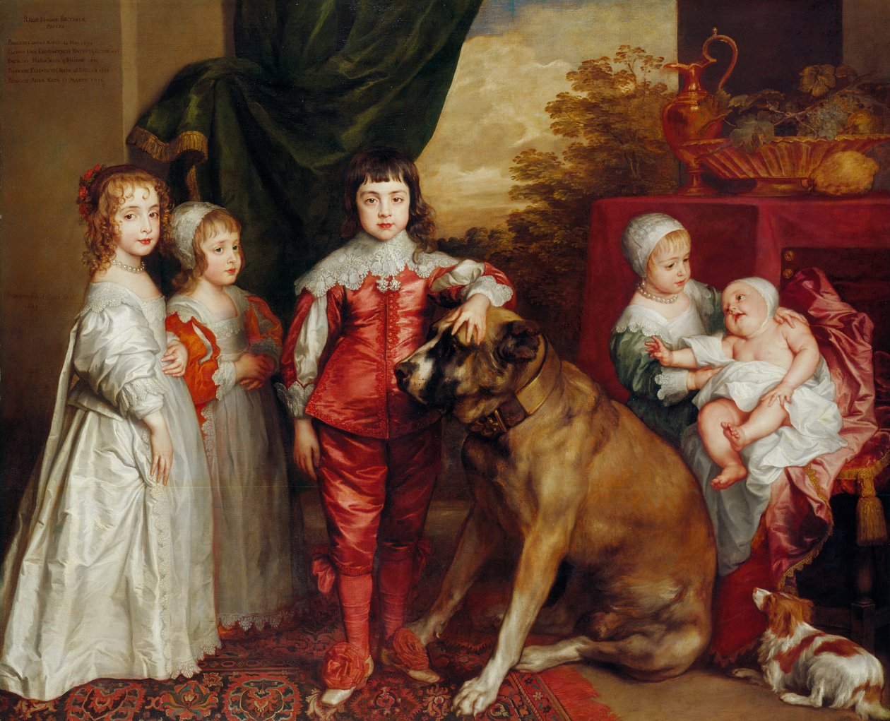 Die fünf ältesten Kinder von Charles I. von Anthony van Dyck