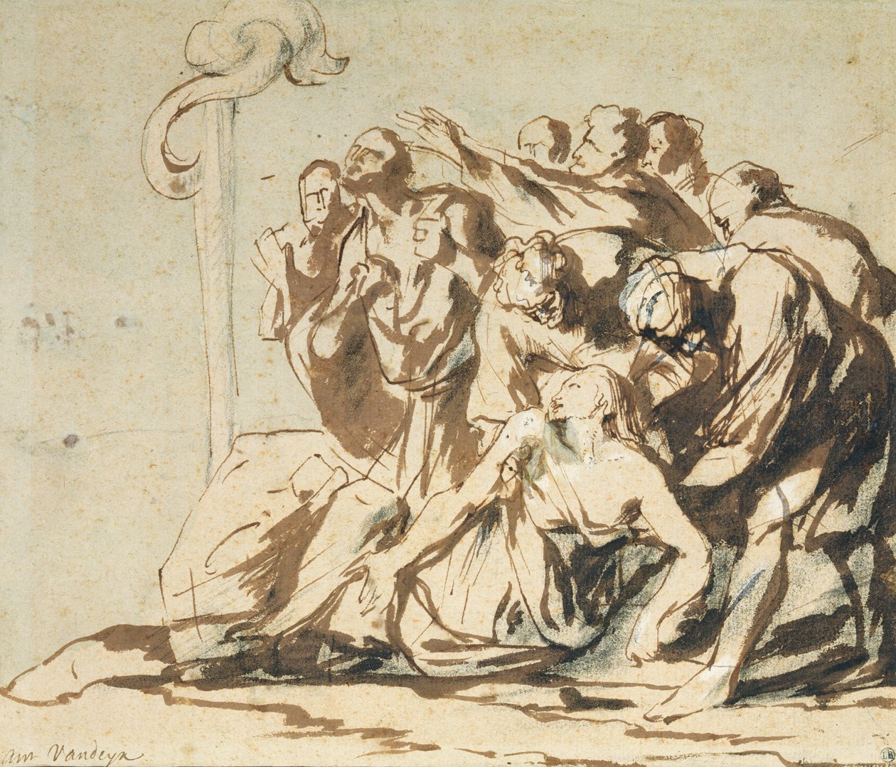 Die eherne Schlange von Anthony van Dyck