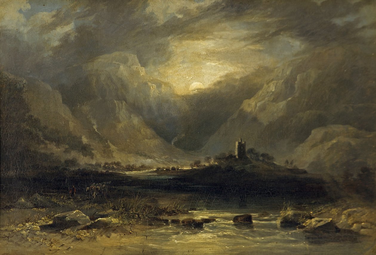 Tal von Llanberis, Snowdon, Nordwales von Anthony Vandyke Copley Fielding