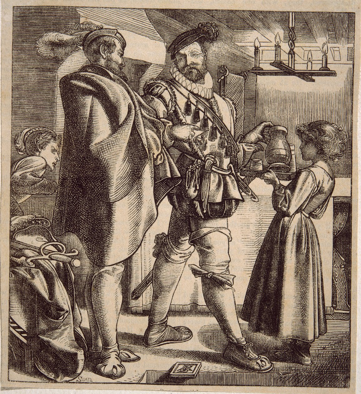 Jacques de Caumont (1558-1652) von Anthony Frederick Augustus Sandys