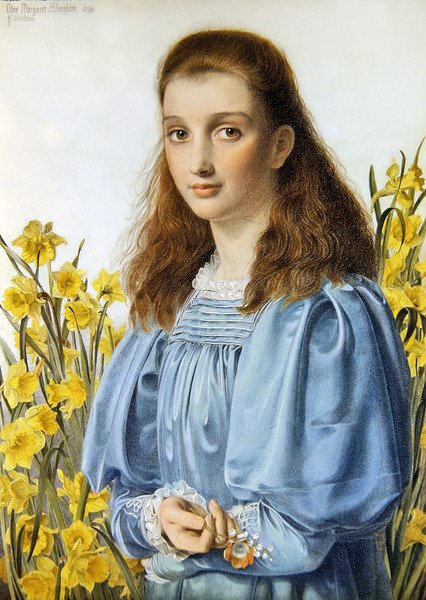 Olive Margaret Slaughter von Anthony Frederick Augustus Sandys