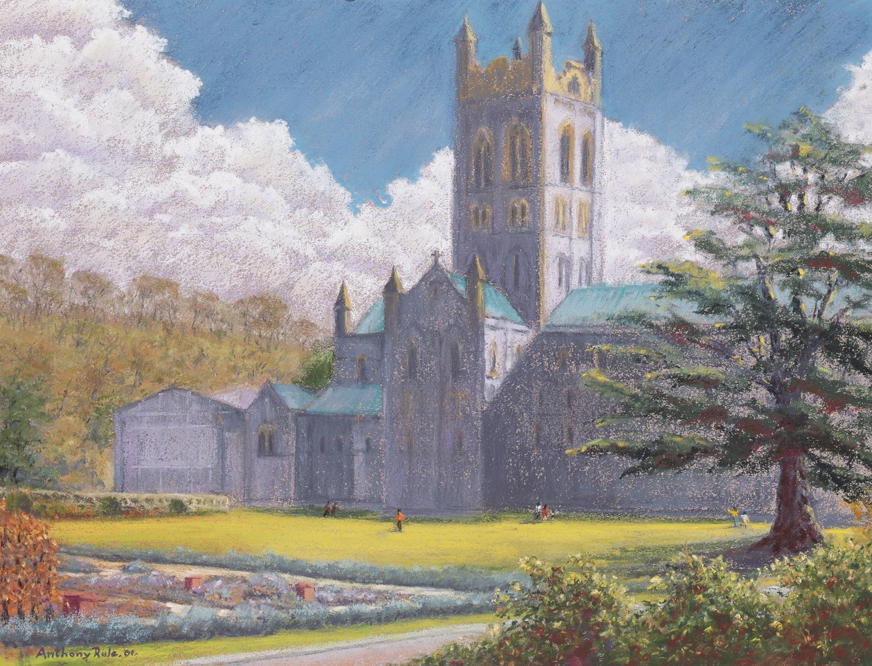 Früher Frühling, Buckfast Abbey von Anthony Rule