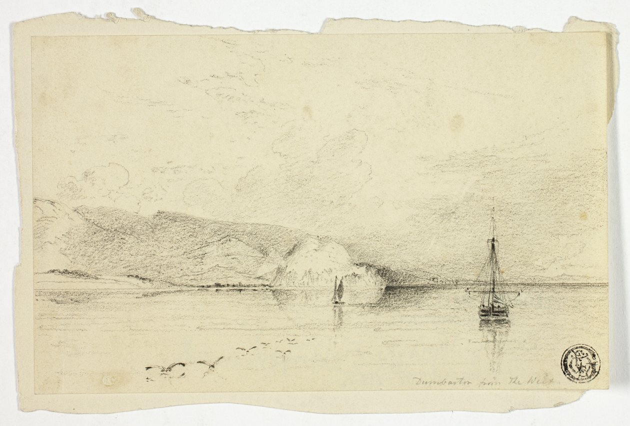 Dunbarton von Westen von Anthony Vandyke Copley Fielding