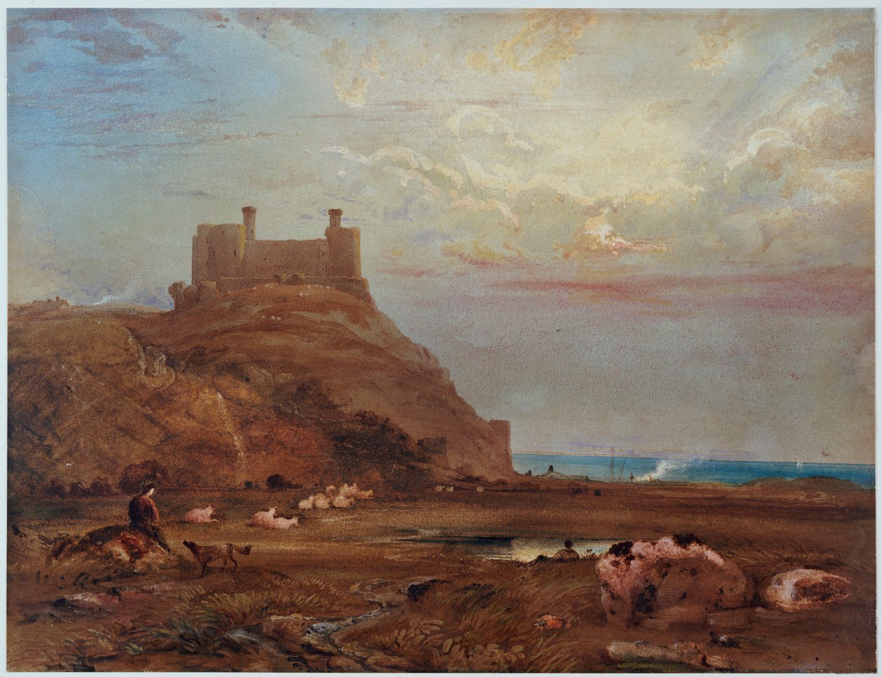 Harlech Castle, 1820 von Anthony Vandyke Copley Fielding