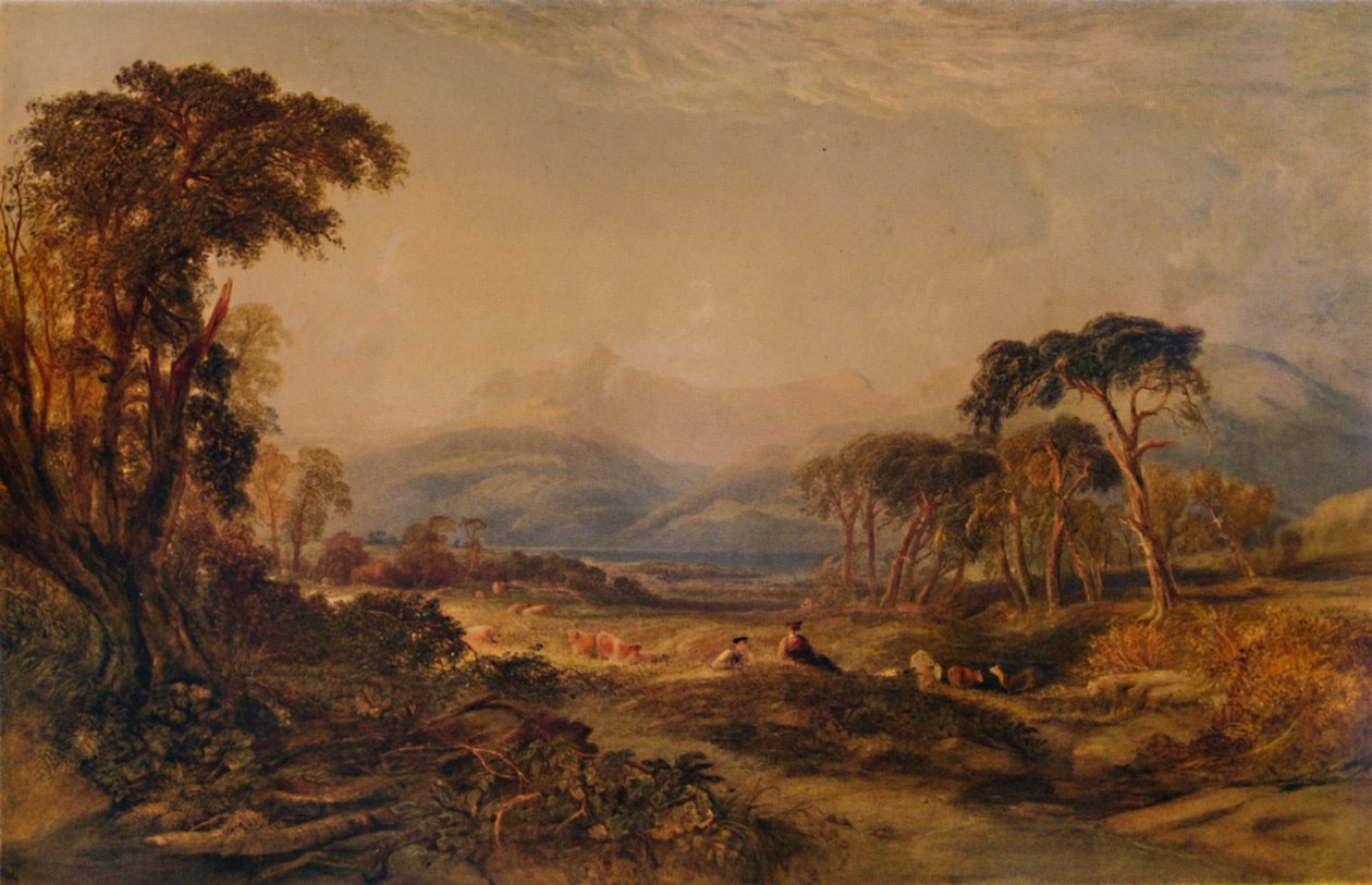 Loch Awe, 1850, 1935 von Anthony Vandyke Copley Fielding