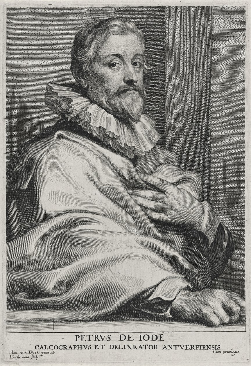 Pieter de Jode [der Ältere] von Anthony van (after) Dyck