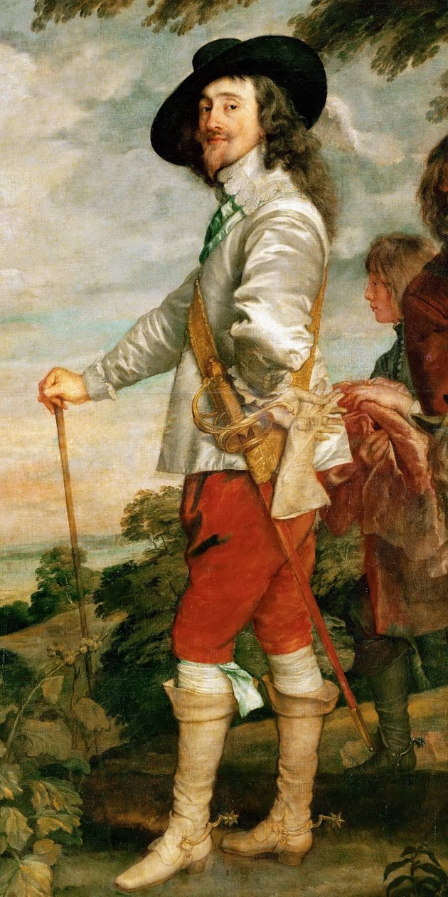 Karl I. bei der Jagd von Anthony van Dyck
