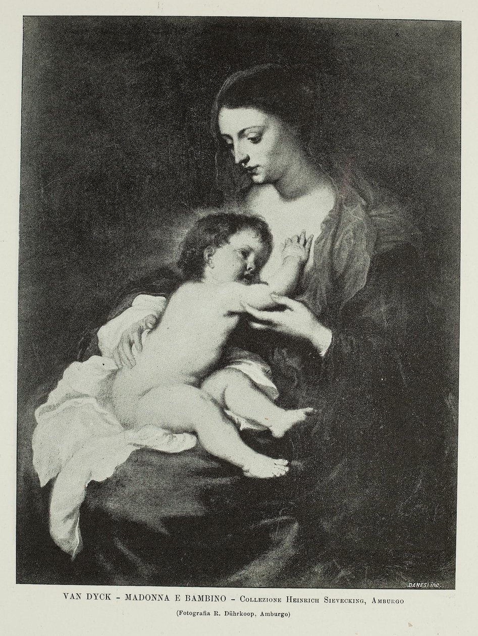 Madonna mit Kind von Anthony van Dyck