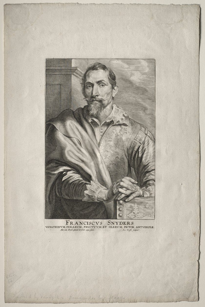Porträt von Frans Snyders von Anthony van Dyck
