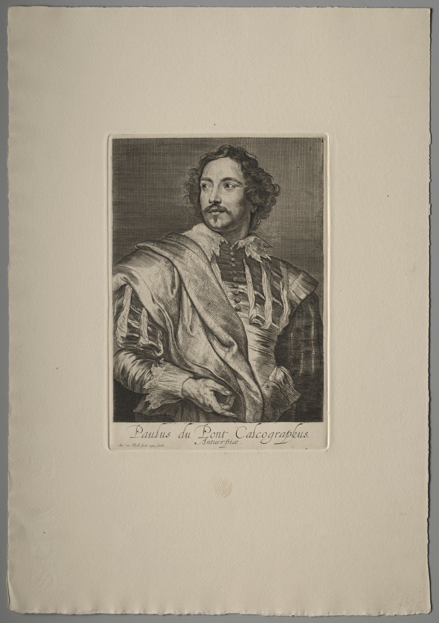 Porträt von Paul du Pont von Anthony van Dyck