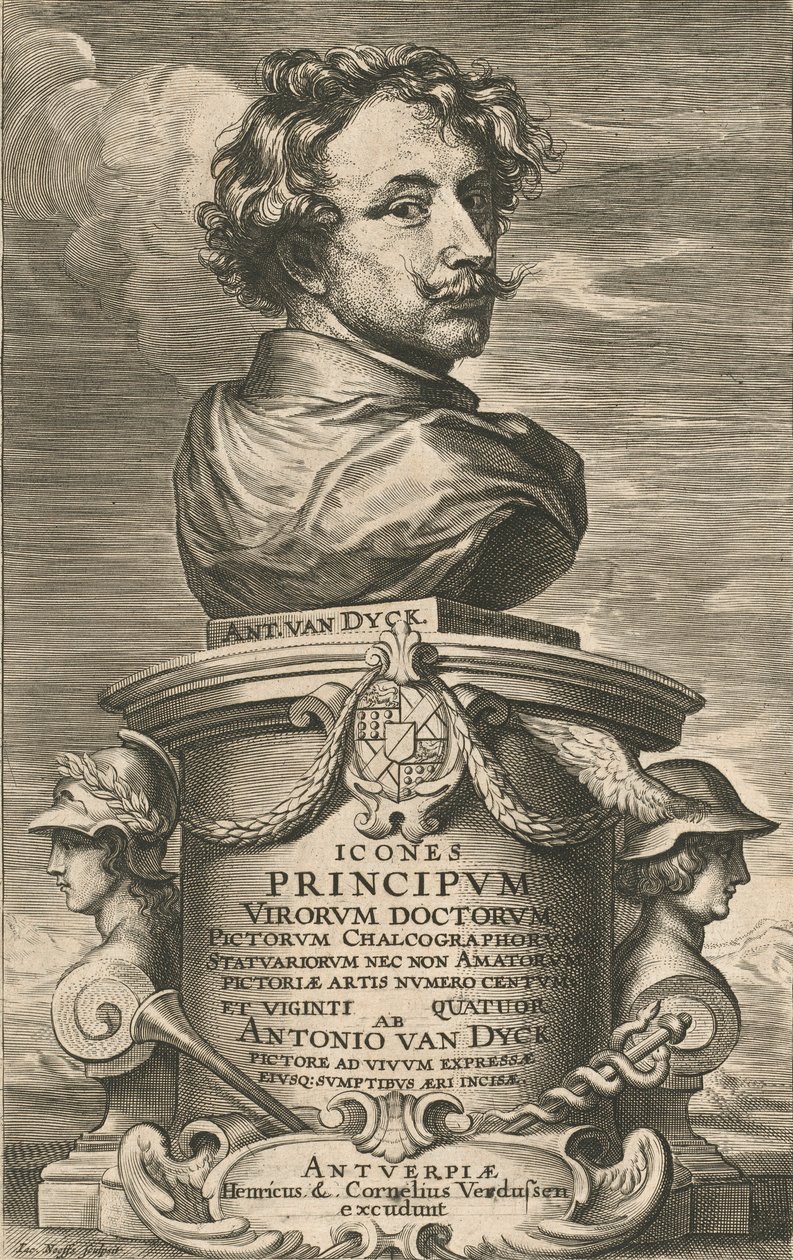 Selbstporträt, wahrscheinlich 1626-1641 von Anthony van Dyck