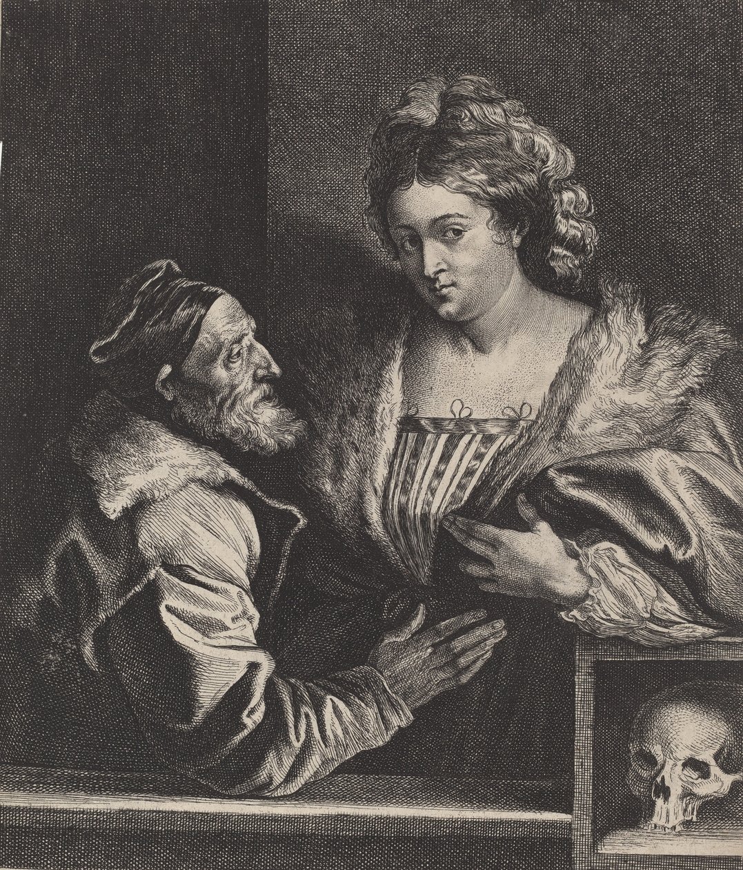 Tizians Geliebte von Anthony van Dyck