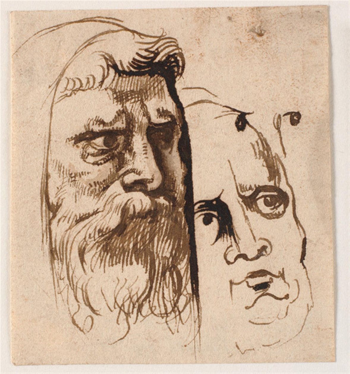 Zwei Männerköpfe von Anthony van Dyck