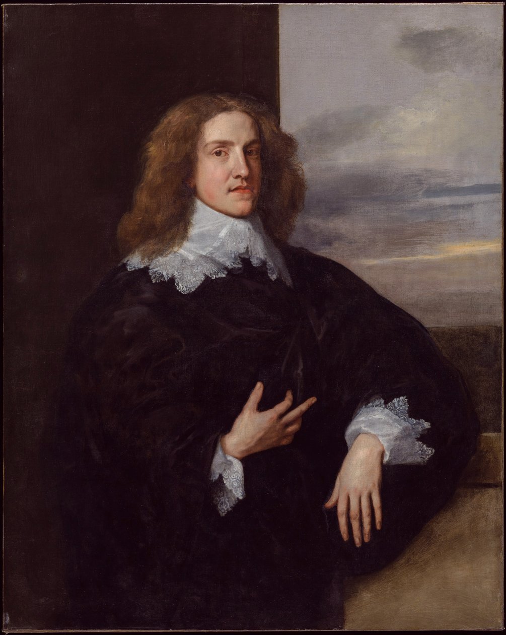 Junger Gentleman (Earl of Downe?) von Anthony van Dyck