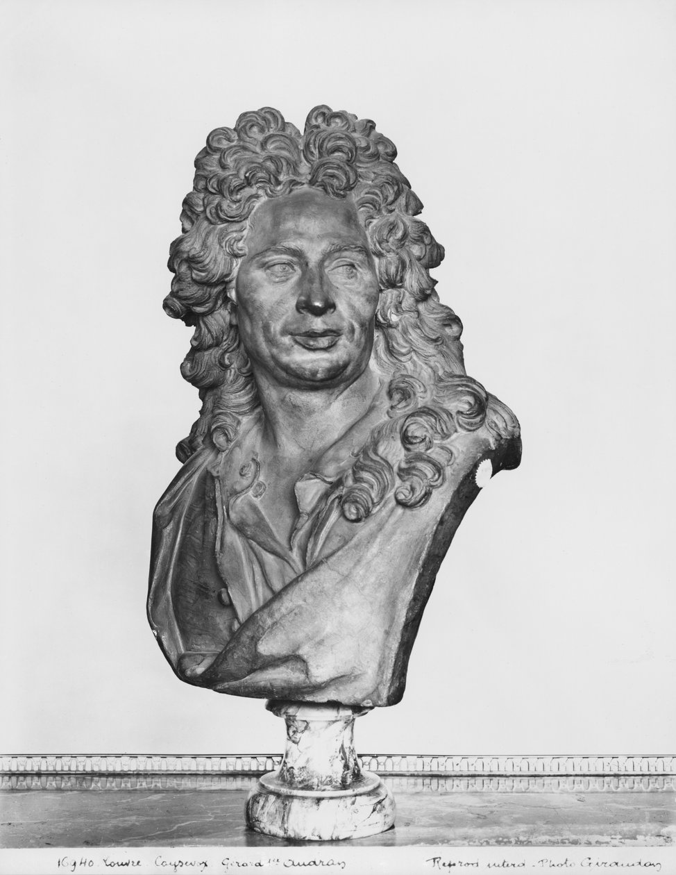 Büste von Gerard Audran (Marmor) von Antoine Coysevox