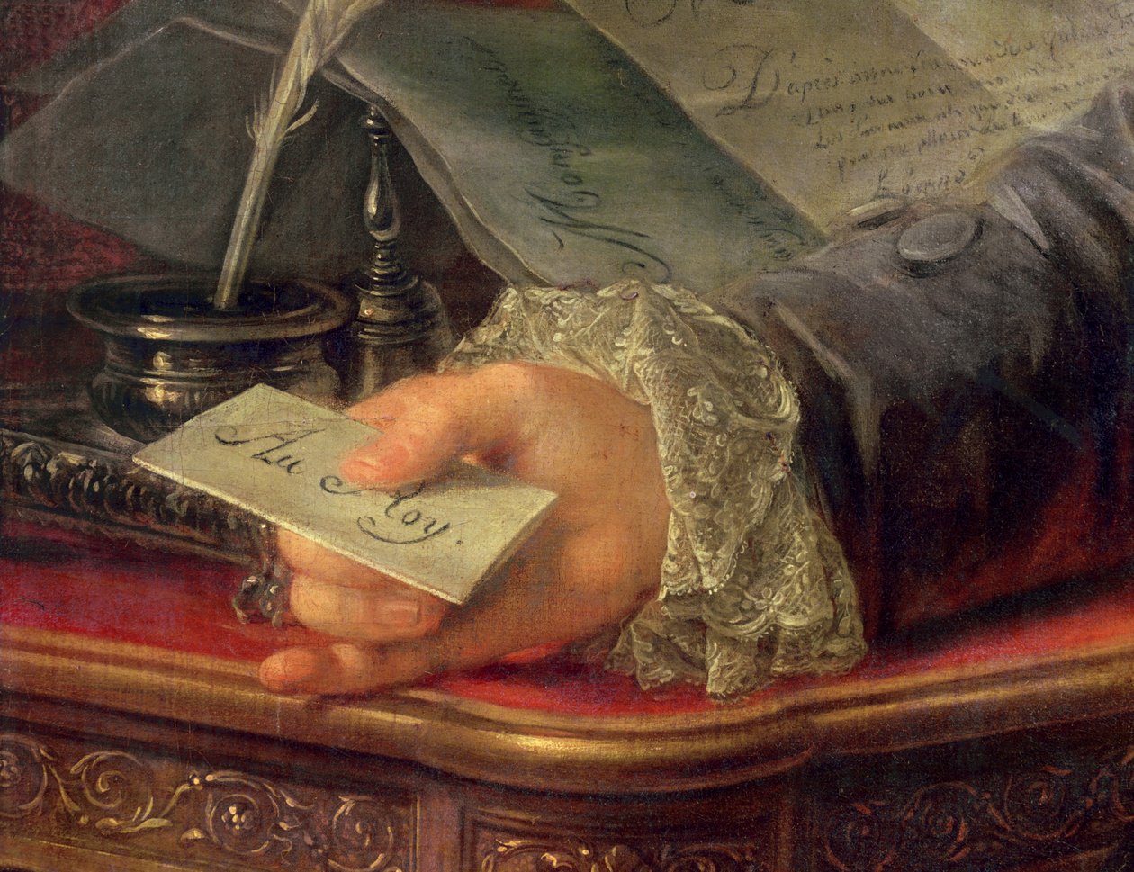 Charles Gravier (1719-87) Graf von Vergennes (Detail) von Antoine François Callet