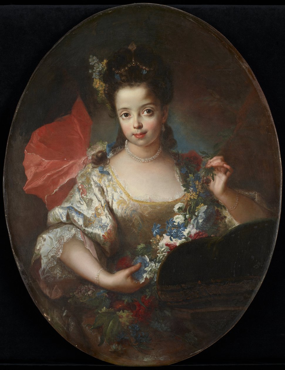 Porträt von Ursule-Anne Dubuisson von Antoine Pesne