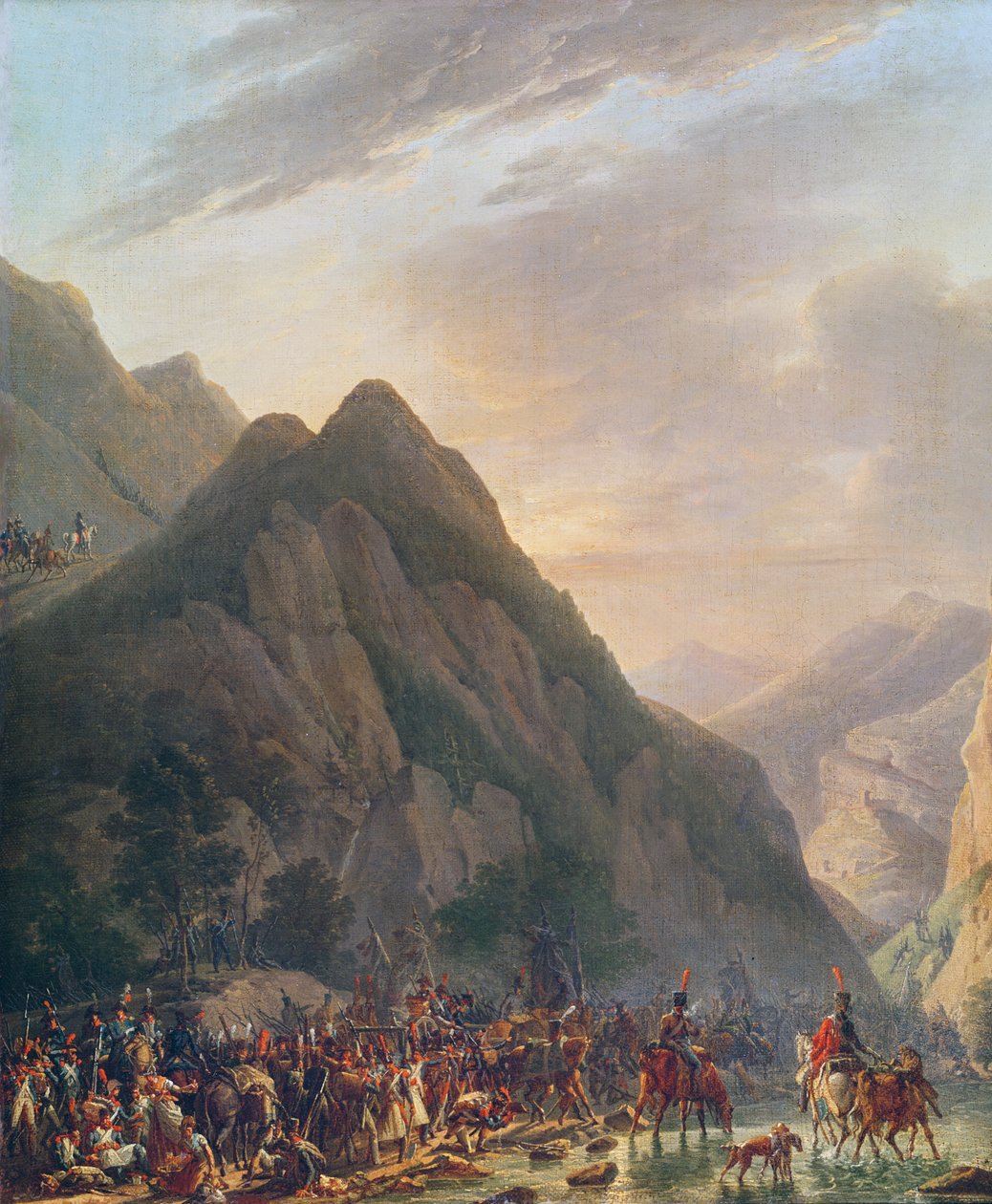 Passage des Mount Albaredo von Antoine Pierre Mongin