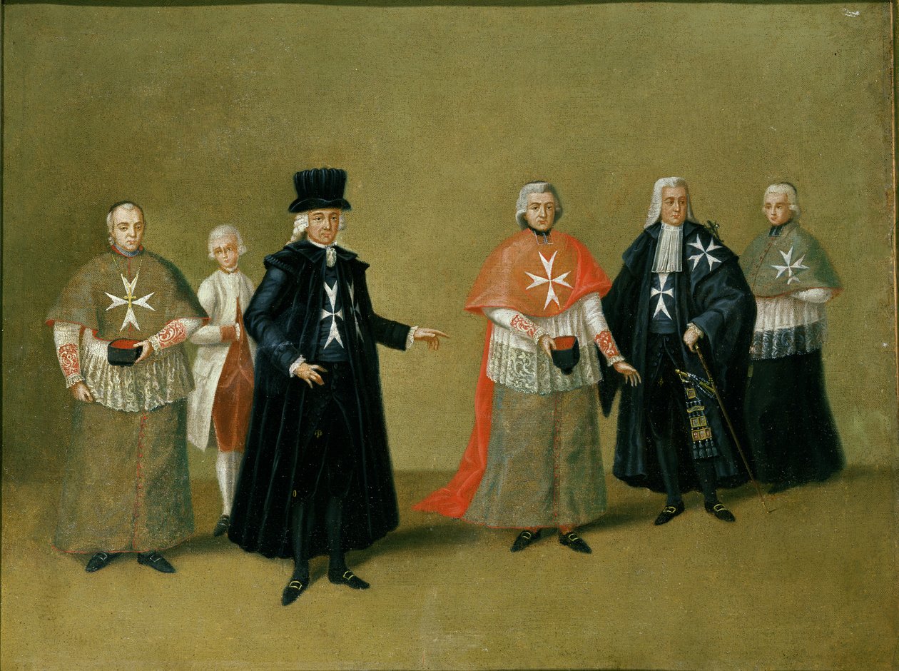 Großmeister und Kapläne des Malteserordens von Antoine de Favray