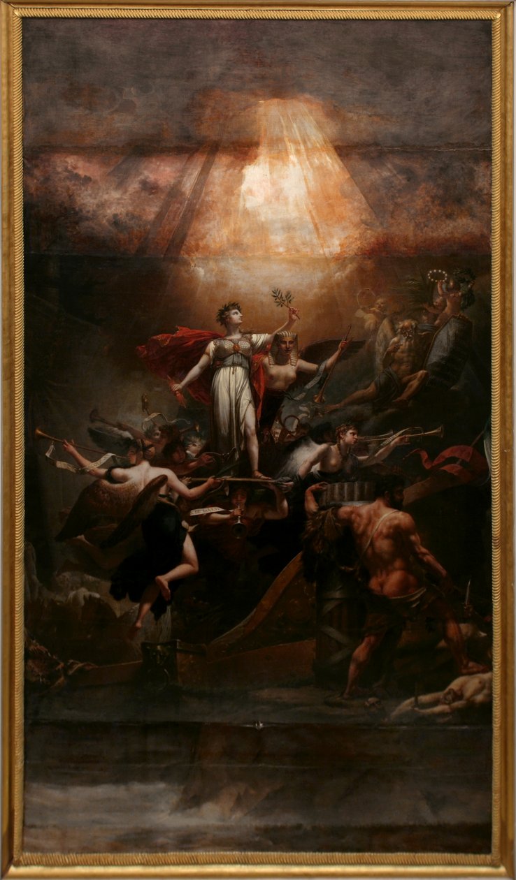 Allegorie des achtzehnten Brumaire oder Frankreich gerettet von Antoine François Callet