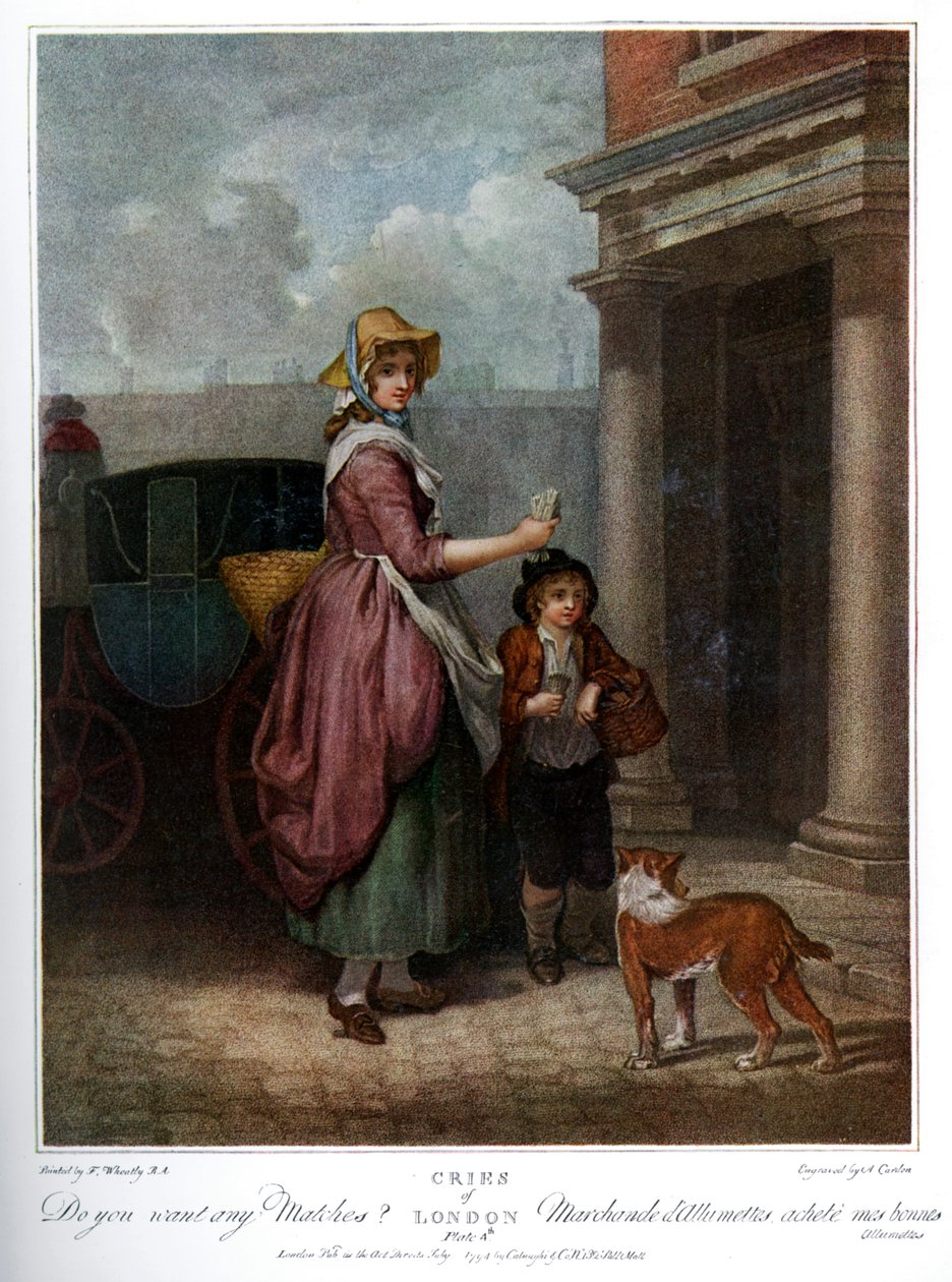 Möchten Sie Streichhölzer?, 1794 1910 von Antoine Cardon