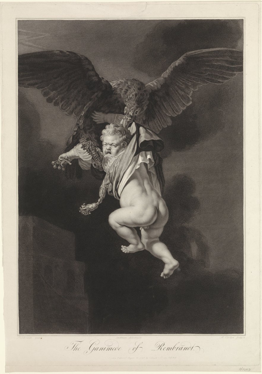Jupiter und Ganymed von Antoine Cardon