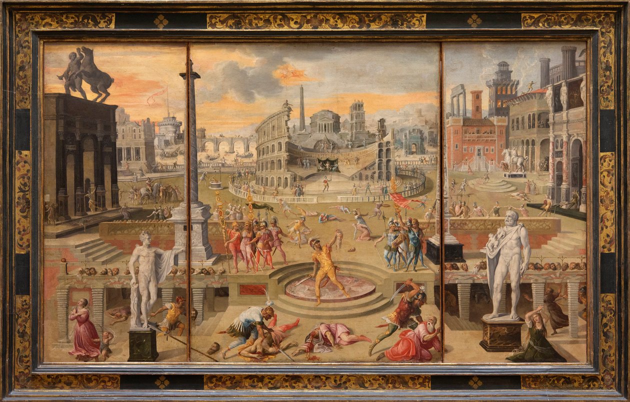 Die Massaker des Triumvirats von Antoine Caron