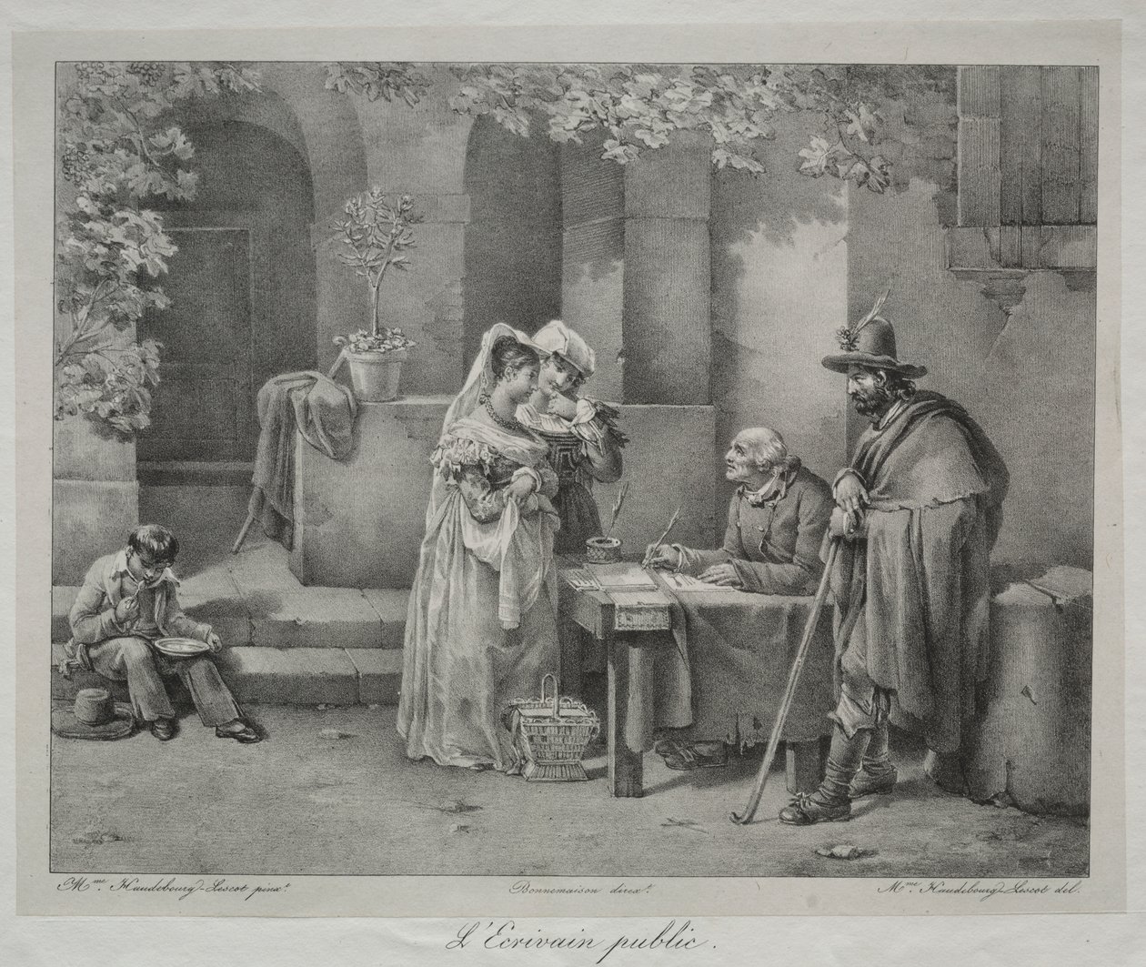 Der öffentliche Schreiber von Antoine Cécile Hortense Haudebourt Lescot