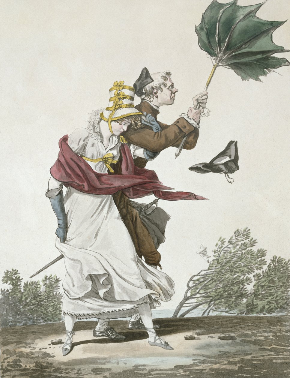 Der Windstoß von Antoine Charles Horace Vernet