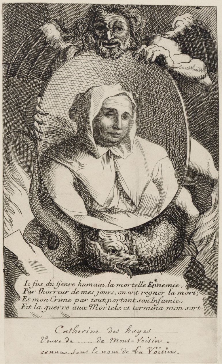 Catherine Deshayes (Monvoisin, genannt „La Voisin“) 1680 von Antoine Coypel