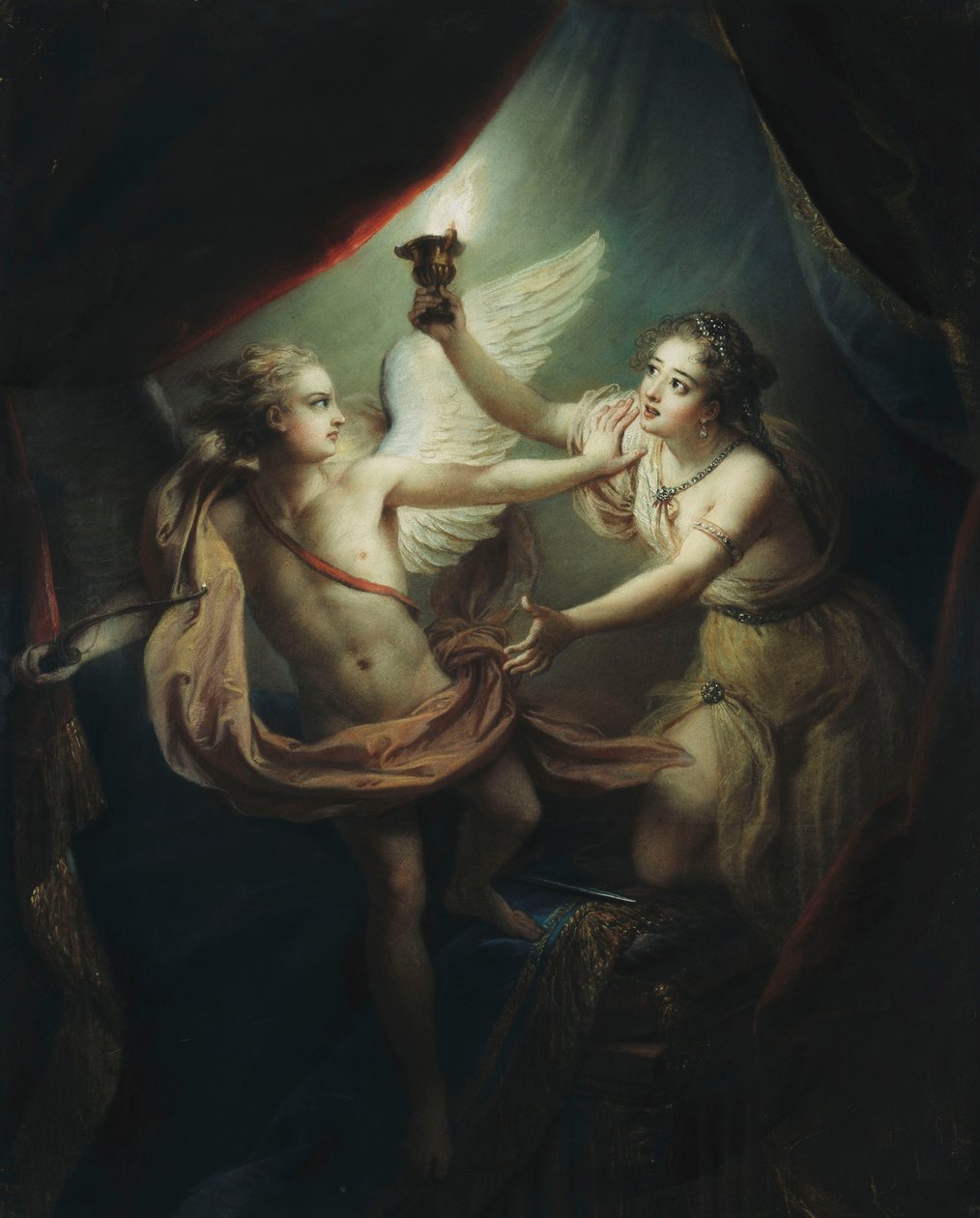 Amor verlässt Psyche, 1736 von Antoine Coypel