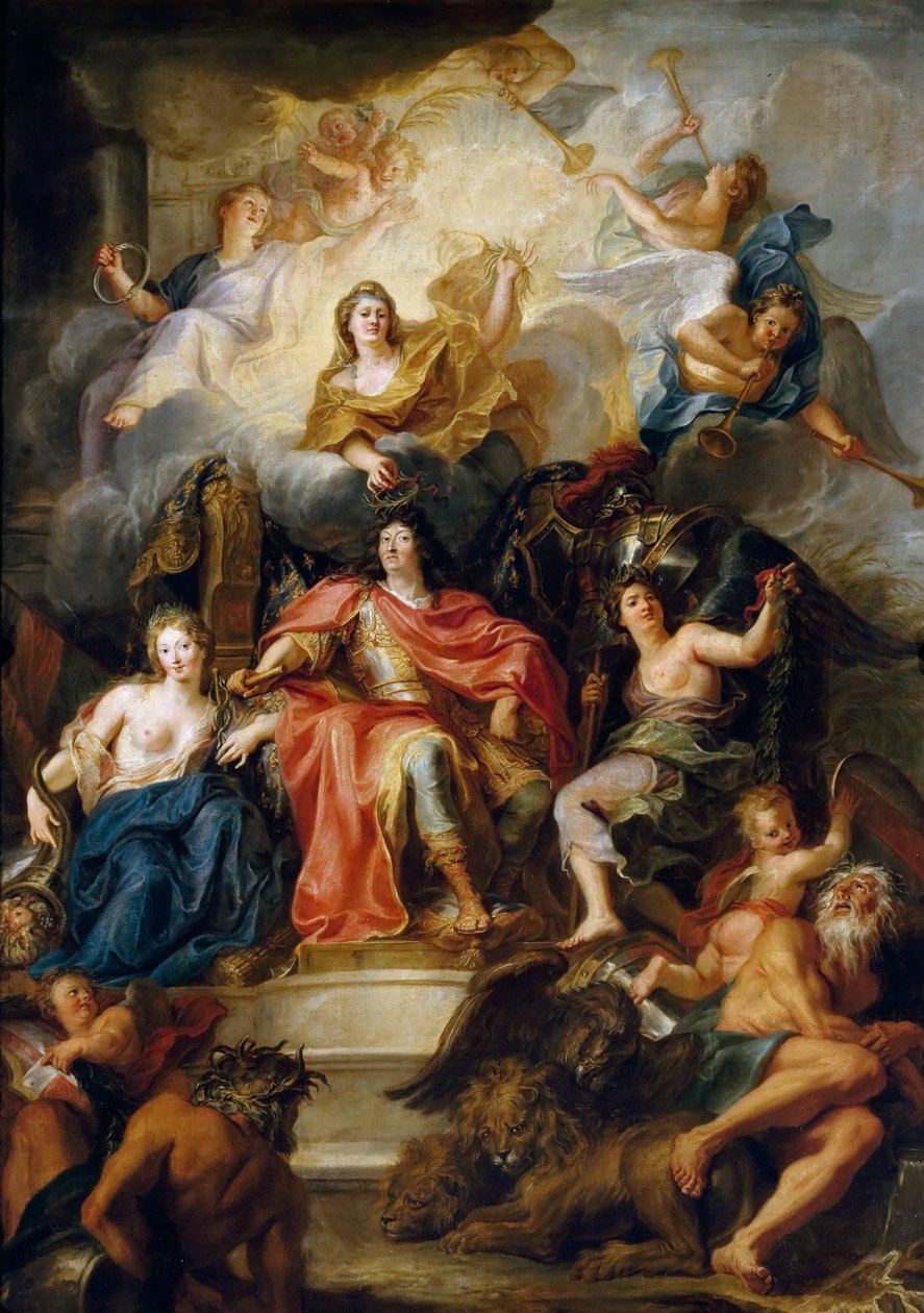 Die Verherrlichung Ludwigs XIV. von Antoine Coypel