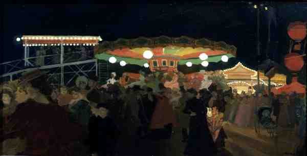 Der Jahrmarkt, ca. 1896 von Antoine Guillaume Minartz