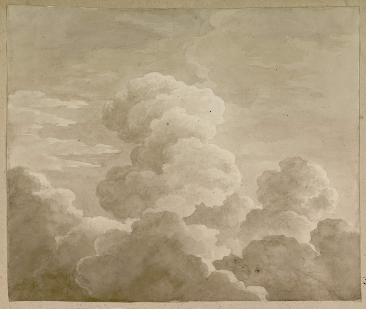 Studie von Wolken von Antoine Laurent Castellan