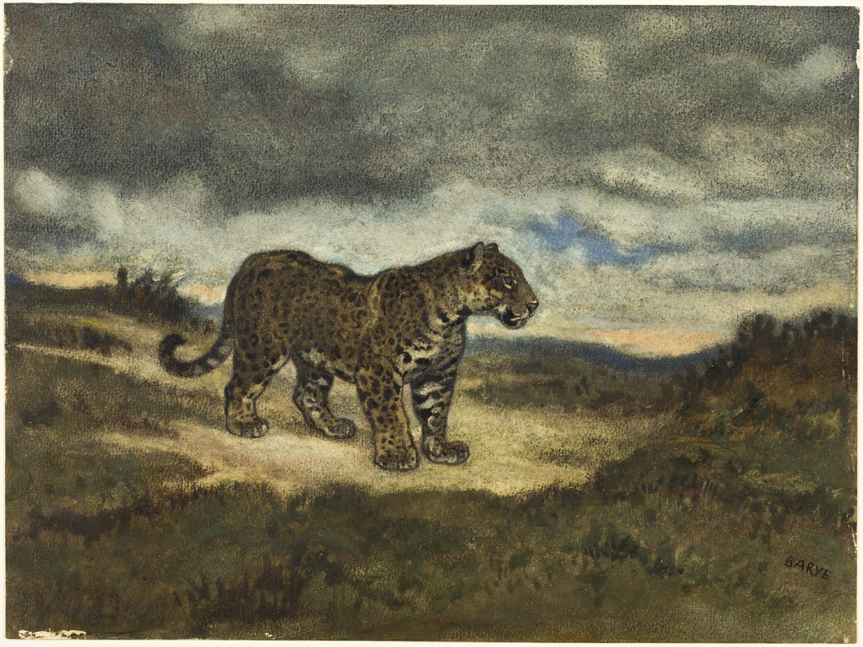Jaguar stehend von Antoine Louis Barye