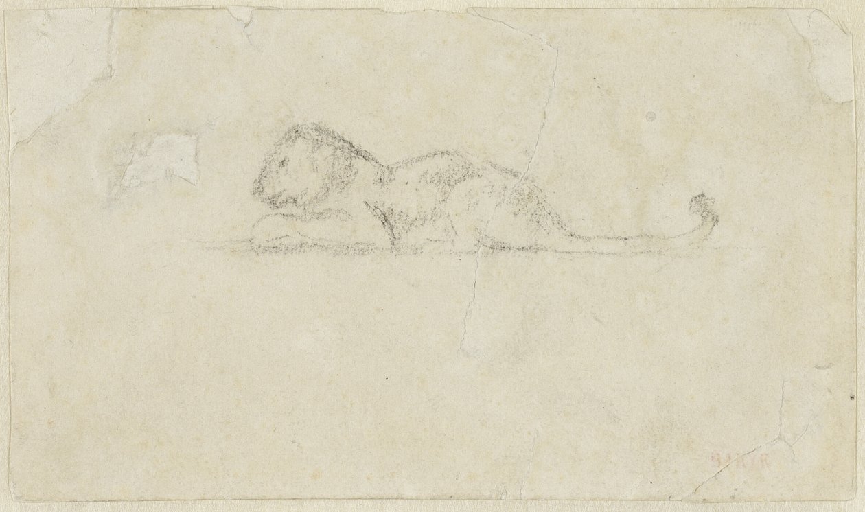Sitzende Löwin von Antoine Louis Barye